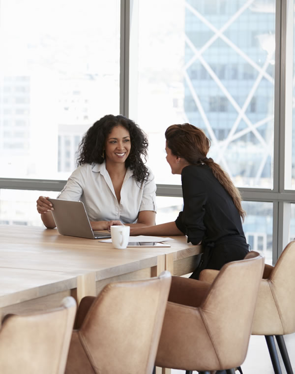 Interview between two women